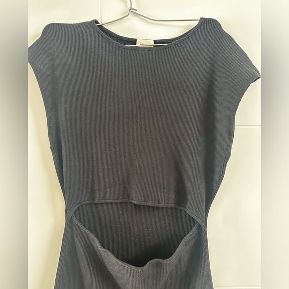 Wilfred Cut Out Knit Mini Dress - Picture 3 of 5